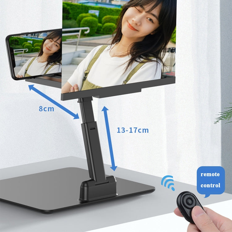 F30 10 Inch Mobile Phone Screen Amplifier Folding Creative Stretch 6D Mobile Phone Magnifying Glass Bracket