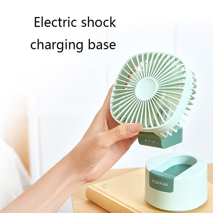 Desktop Fan Detachable Handheld Dormitory Home Out Portable USB Popsicle Fan, Colour: Shook Head White