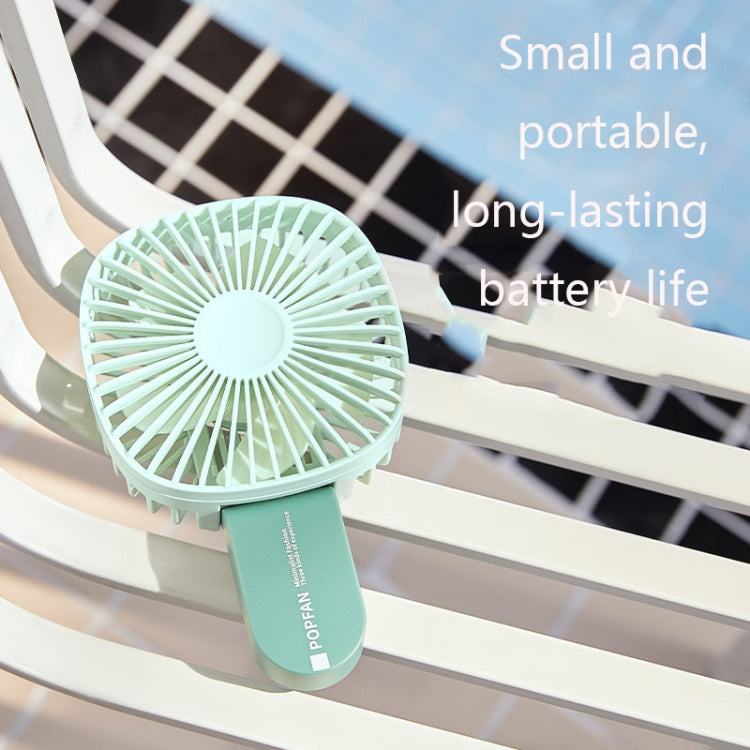 Desktop Fan Detachable Handheld Dormitory Home Out Portable USB Popsicle Fan, Colour: Shook Head White