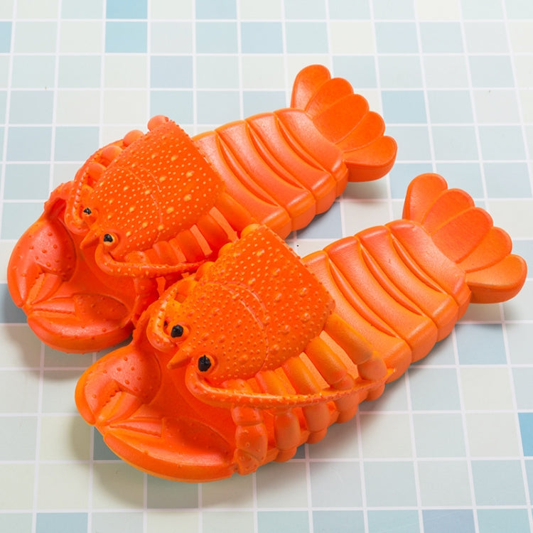 Crayfish Beach Parent-Child Slippers Children Cartoon Slippers, Size: 30-31
