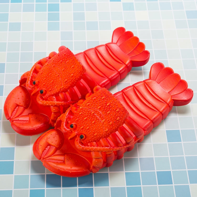 Crayfish Beach Parent-Child Slippers Children Cartoon Slippers, Size: 36-37