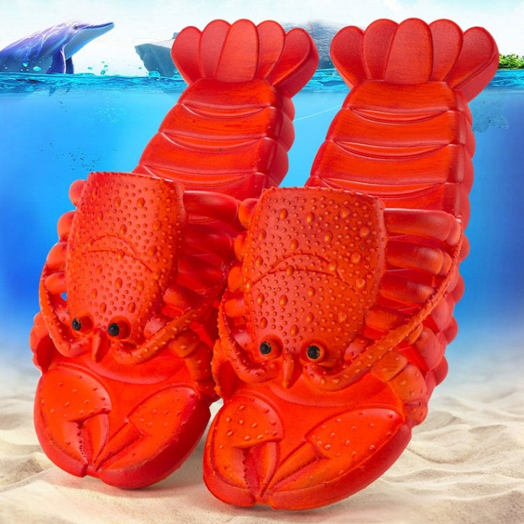 Crayfish Beach Parent-Child Slippers Children Cartoon Slippers, Size: 38-39