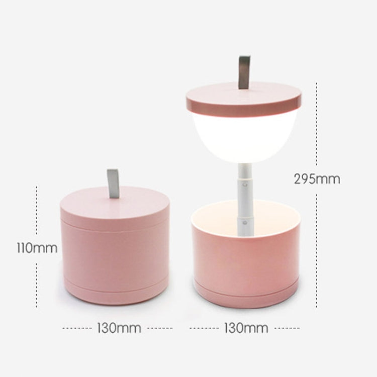 DP-001 Desktop Storage Moonlight Desk Lamp Bedside Lamp Stepless Dimming Lifting LED Night Light(Icon)