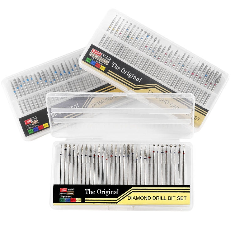 30 Pieces Nail Grinding Heads Set Gold Grinding Heads Nail Remover Tool Set, Color Classification: B Type