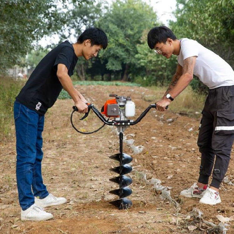 20cm Digging Machine Ground Drill Planting Machine Drill Bit Extension Rod