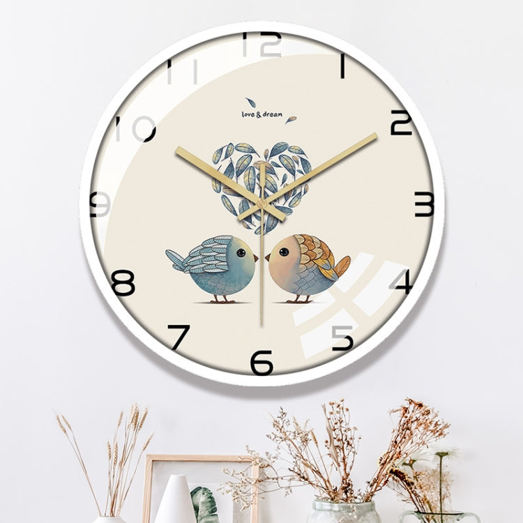 19JXGZ002 12 inch Home Living Room Quartz Wall Clock
