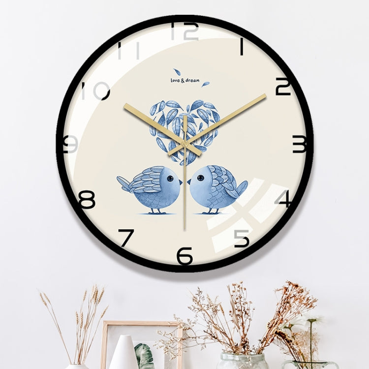 19JXGZ002 12 inch Home Living Room Quartz Wall Clock