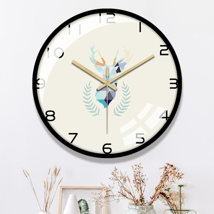 19JXGZ002 12 inch Home Living Room Quartz Wall Clock