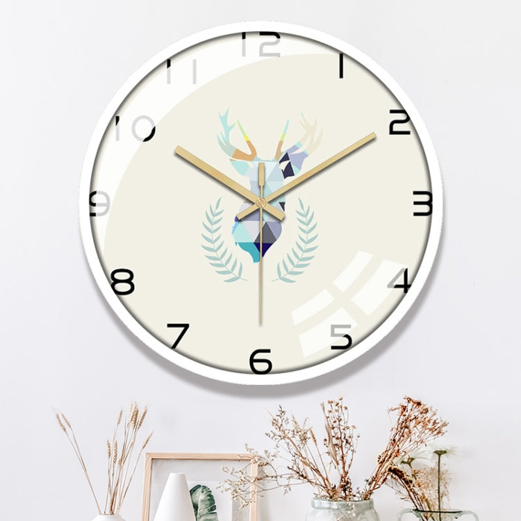 19JXGZ002 12 inch Home Living Room Quartz Wall Clock
