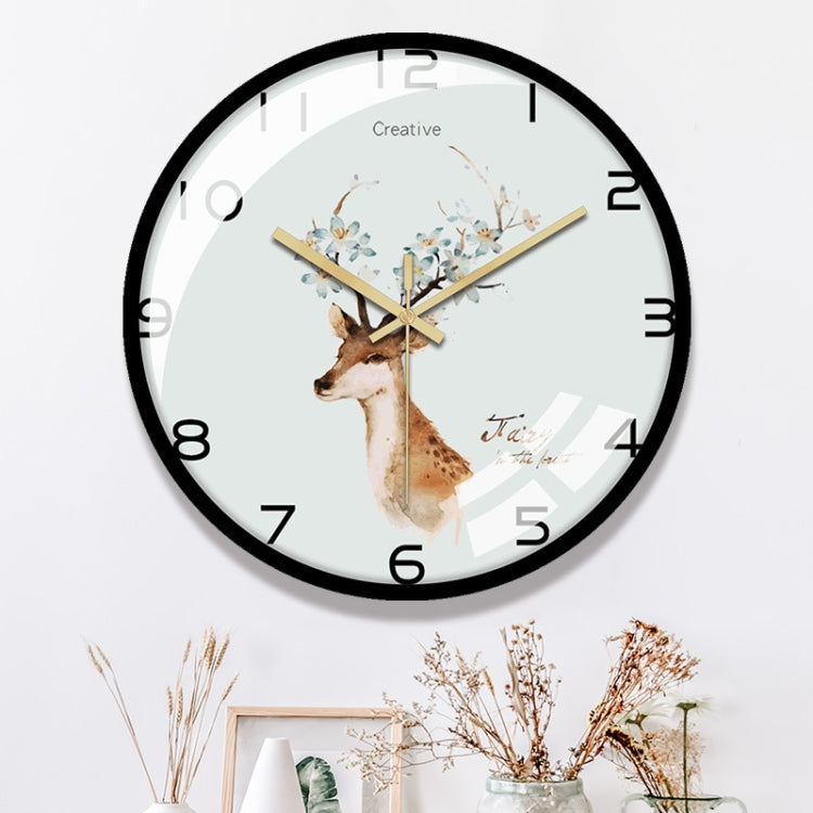 19JXGZ002 12 inch Home Living Room Quartz Wall Clock