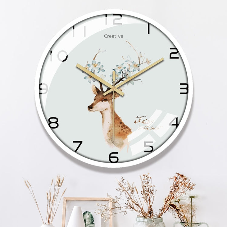 19JXGZ002 12 inch Home Living Room Quartz Wall Clock