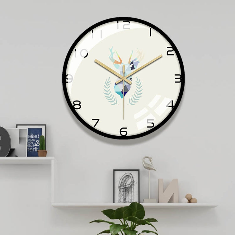 19JXGZ002 12 inch Home Living Room Quartz Wall Clock