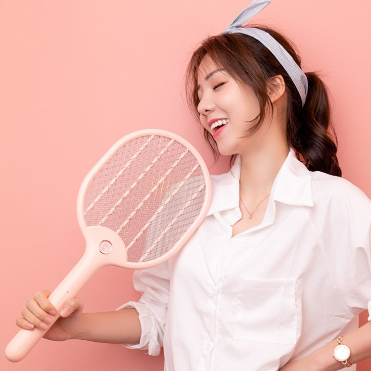LED Mosquito Swatter USB Mosquito Killer, Colour: White (With Base)