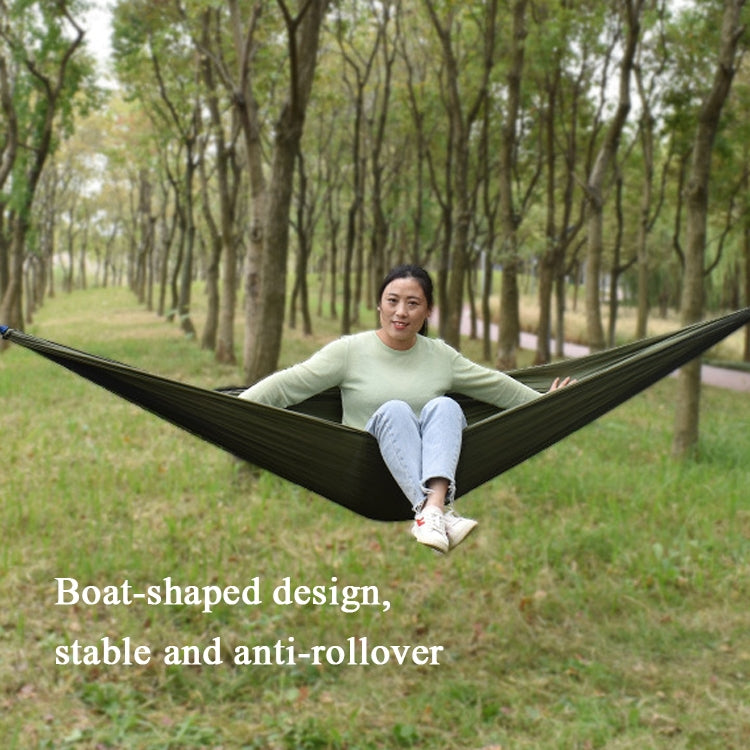 280X140CM Two Pull Button Nylon With Mosquito Net Double Parachute Cloth Hammock Outdoor Camping Hammock