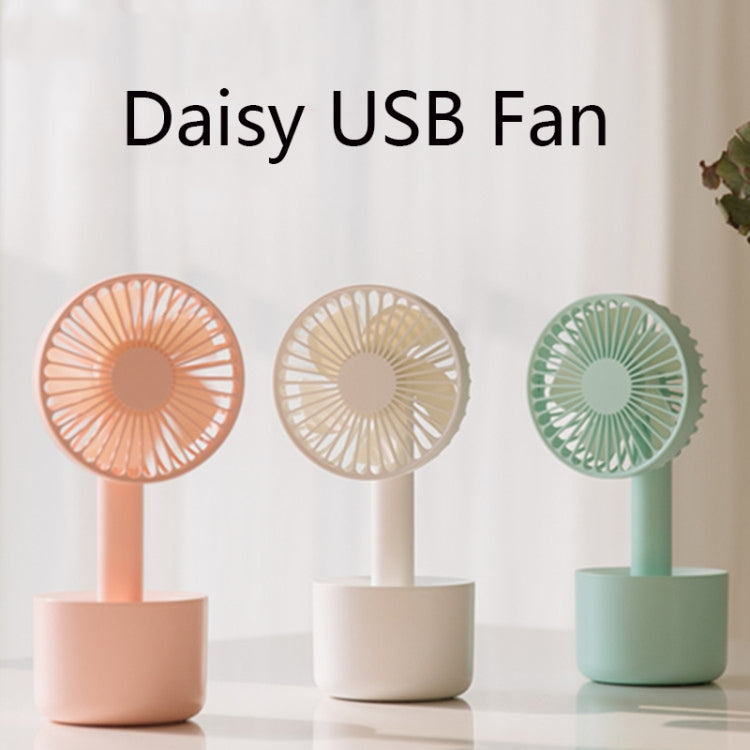 N9 Daisy Handheld USB Mini Portable Fan(White)