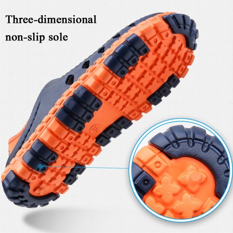 Summer Men Sandals Hollow Slippers Seaside Antiskid Beach Shoes, Size: 43
