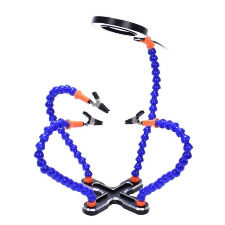 Aluminum Alloy 4-Claw Aircraft Model Universal Arm With Light & Welding Station
