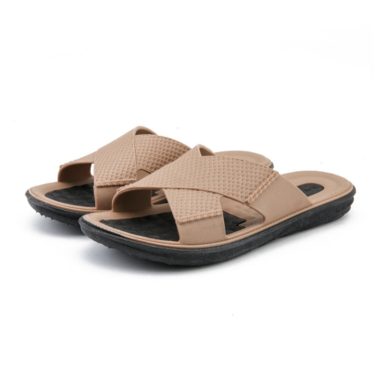 Men Summer Slippers Soft-Soled Sandals Indoor and Outdoor Beach Casual Antiskid Slippers, Size: 43