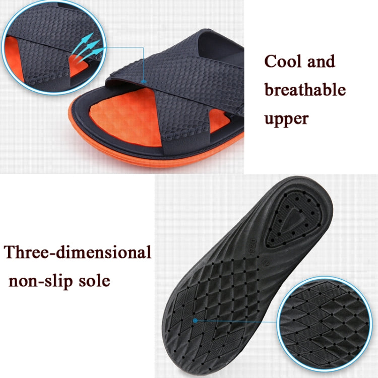 Men Summer Slippers Soft-Soled Sandals Indoor and Outdoor Beach Casual Antiskid Slippers, Size: 43