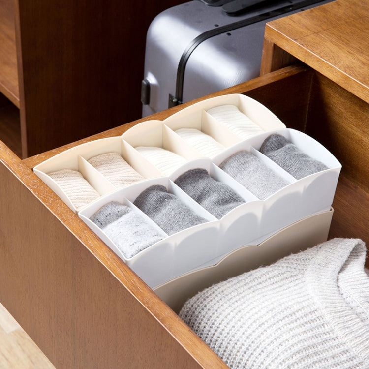 D1214 Wardrobe Storage Box Women Men Socks Bra Underwear Plastic Storage Basket