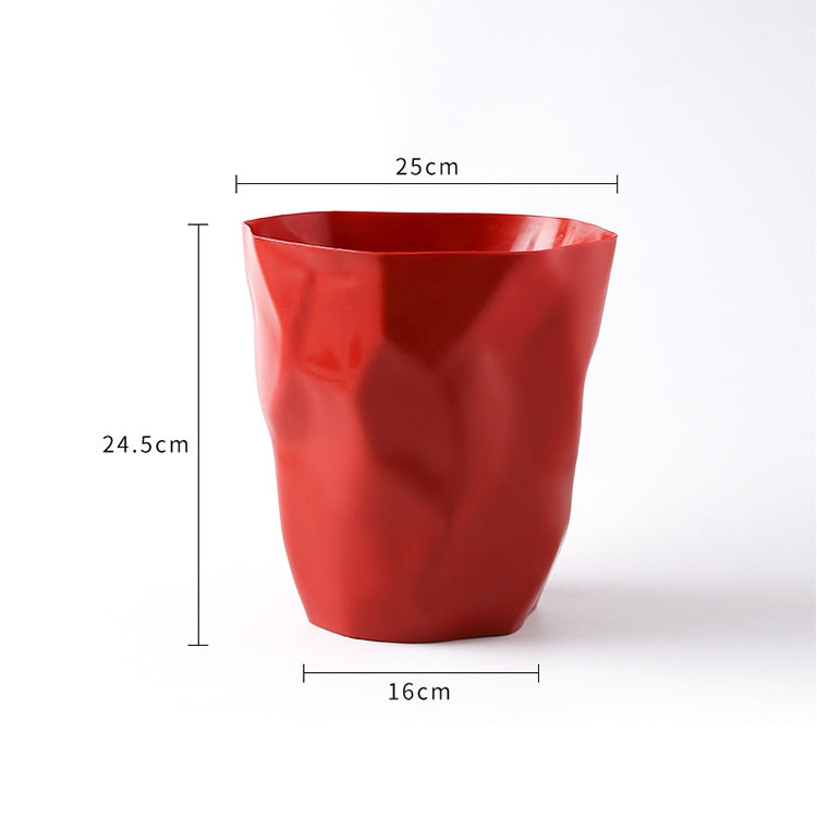 5 PCS Creative Foldable Household Lidless Plastic Trash Can, Size:S