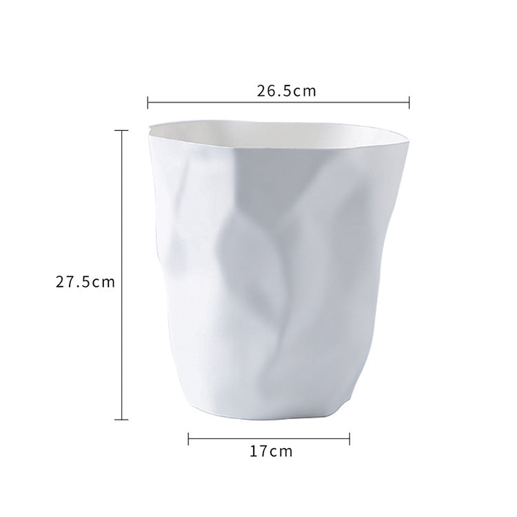 5 PCS Creative Foldable Household Lidless Plastic Trash Can, Size:L