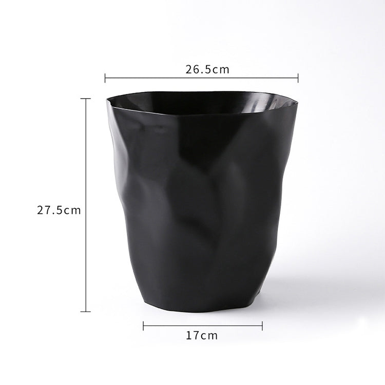 5 PCS Creative Foldable Household Lidless Plastic Trash Can, Size:L