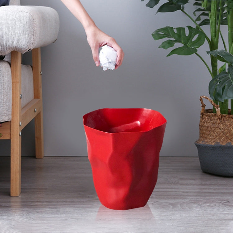 5 PCS Creative Foldable Household Lidless Plastic Trash Can, Size:L