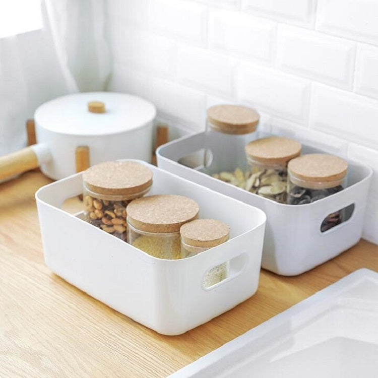 Desktop Storage Box Bathroom Kitchen Plastic Storage Basket Snacks Sundry Storage Basket Cosmetics Storage Basket