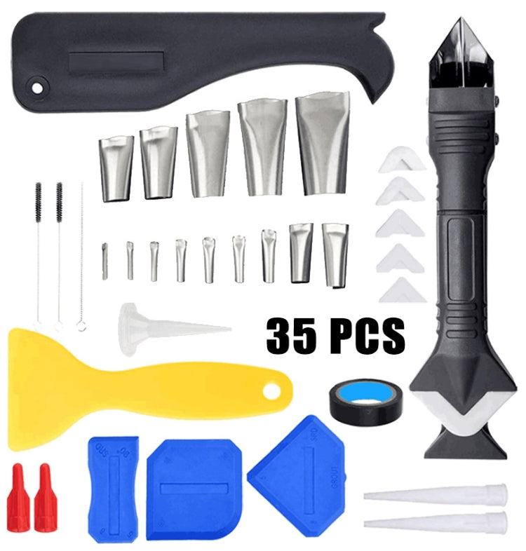 35 PCS / Set Stainless Steel Fill Nozzle Applicator Scraper Blade Beautiful Sewing Tools
