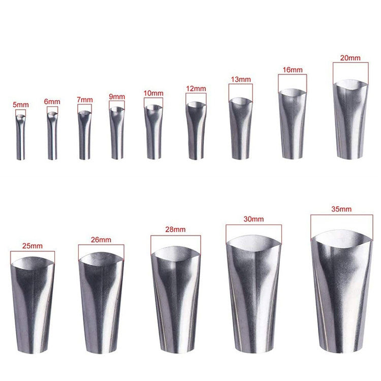 35 PCS / Set Stainless Steel Fill Nozzle Applicator Scraper Blade Beautiful Sewing Tools