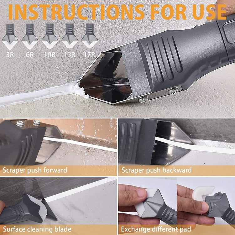 35 PCS / Set Stainless Steel Fill Nozzle Applicator Scraper Blade Beautiful Sewing Tools