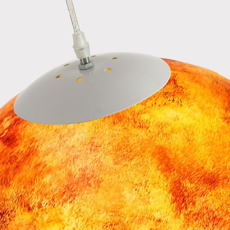 Diameter 20cm Mall Hall Kindergarten Playground Outdoor Planet Chandelier Spherical Lamp, Random Style Delivery