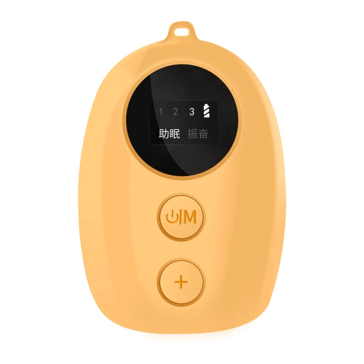 Micro-Current Vibration Hand Holding Sleep Instrument Smart Fast Sleeping Sleep Aid(Yellow)