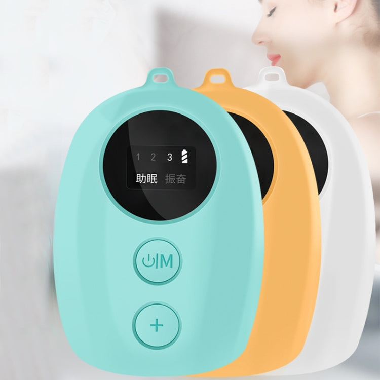 Micro-Current Vibration Hand Holding Sleep Instrument Smart Fast Sleeping Sleep Aid(Yellow)