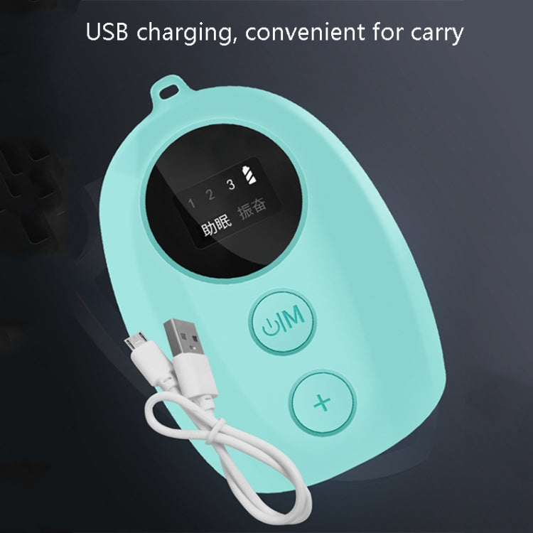 Micro-Current Vibration Hand Holding Sleep Instrument Smart Fast Sleeping Sleep Aid(Yellow)