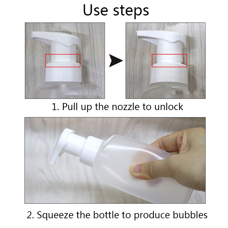 3 PCS Hairdressing Foaming Bottle Styling Hot Foaming Bottle Hand Sanitizer Press And Bottling