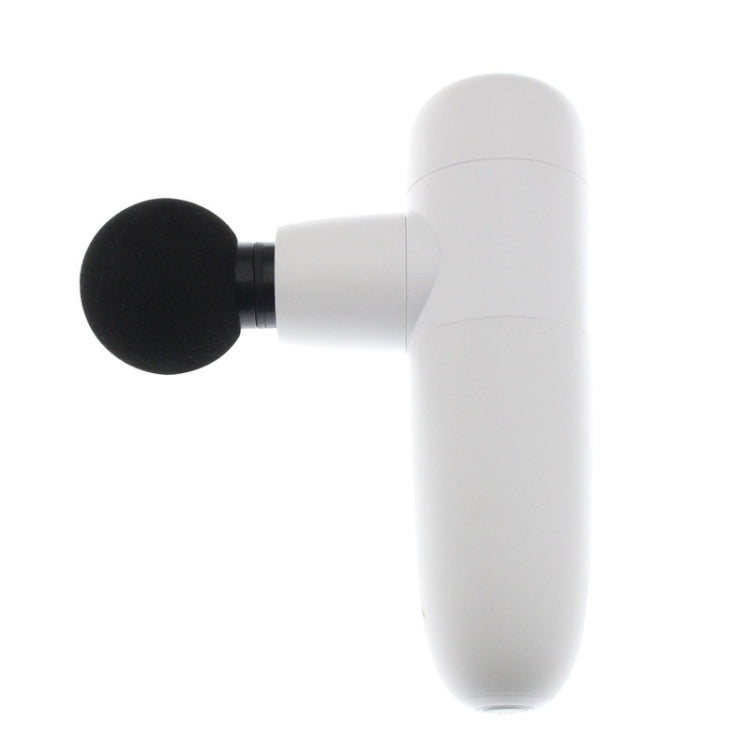 Mini Fascia Gun High Frequency Vibration Massage Muscles Relax Fitness(White)
