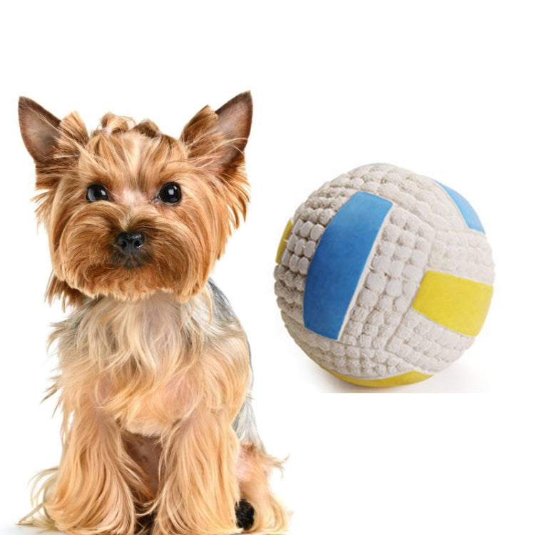 Dog Toy Latex Dog Bite Sound Ball Pet Toys, Specification: Large Volleyball