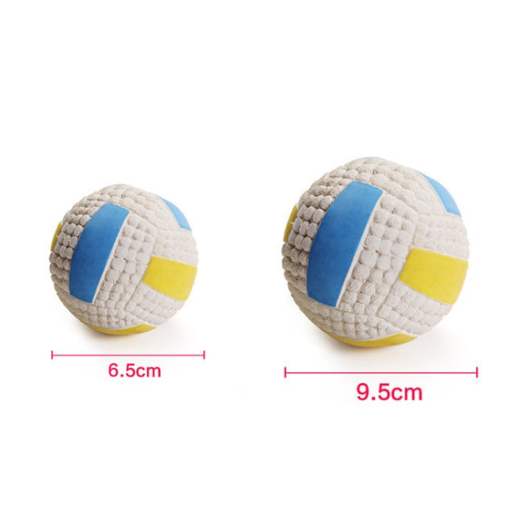 Dog Toy Latex Dog Bite Sound Ball Pet Toys, Specification: Large Volleyball