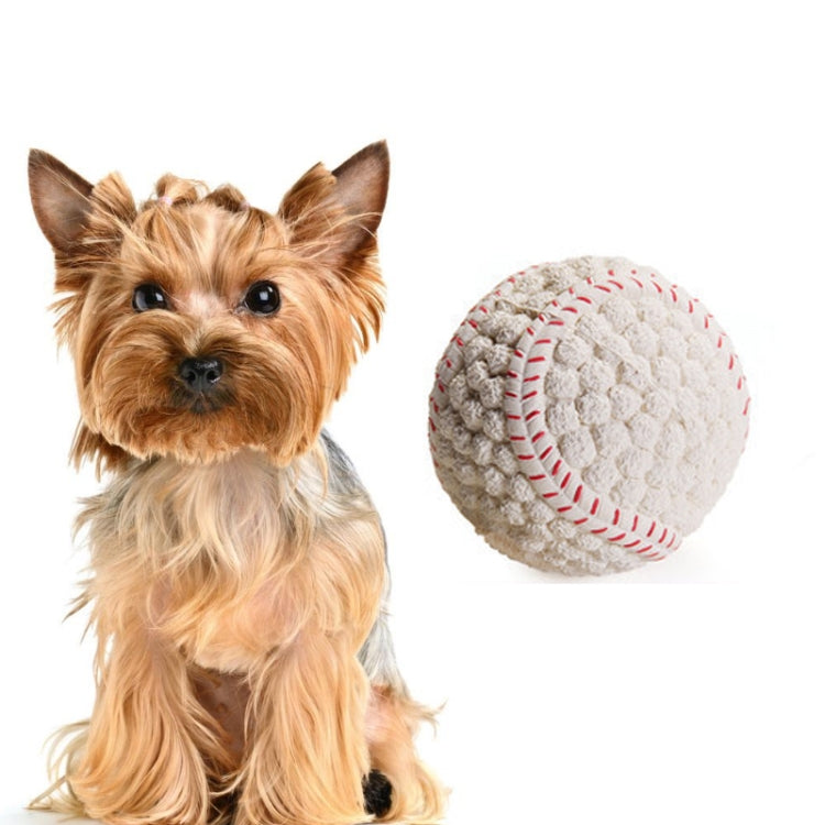 Dog Toy Latex Dog Bite Sound Ball Pet Toys, Specification: Large Tennis