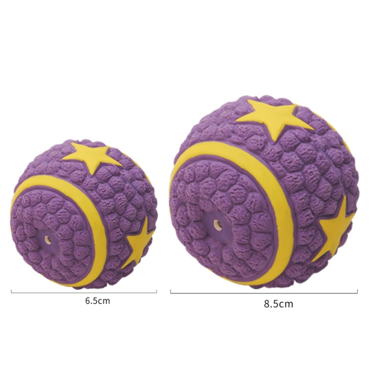 Dog Toy Latex Dog Bite Sound Ball Pet Toys, Specification: Large Four-star Ball