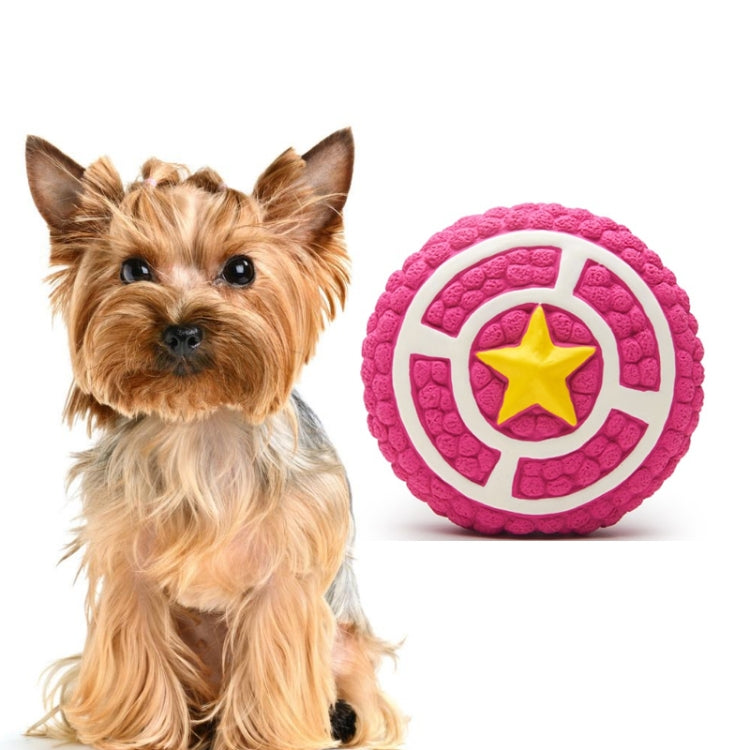 Dog Toy Latex Dog Bite Sound Ball Pet Toys, Specification: Large Pentagon Shield (