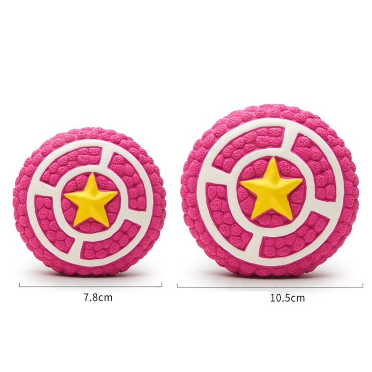 Dog Toy Latex Dog Bite Sound Ball Pet Toys, Specification: Large Pentagon Shield (