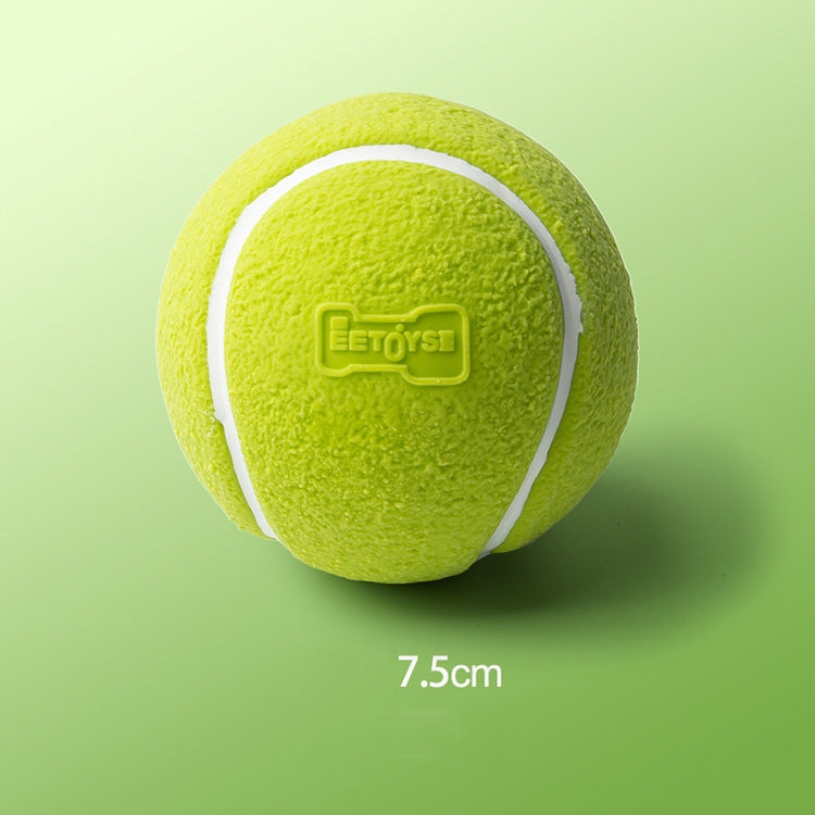 Dog Toy Latex Dog Bite Sound Ball Pet Toys, Specification: Green Tennis
