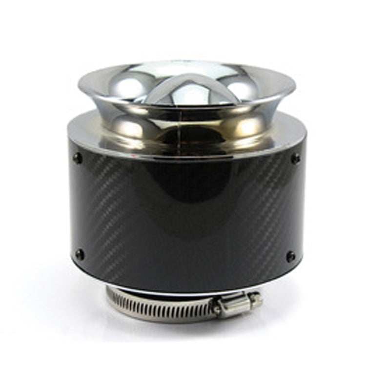013 Car Universal Modified High Flow Carbon Fiber Mushroom Head Style Air Filter, Specification: Small 60mm Inner Diameter