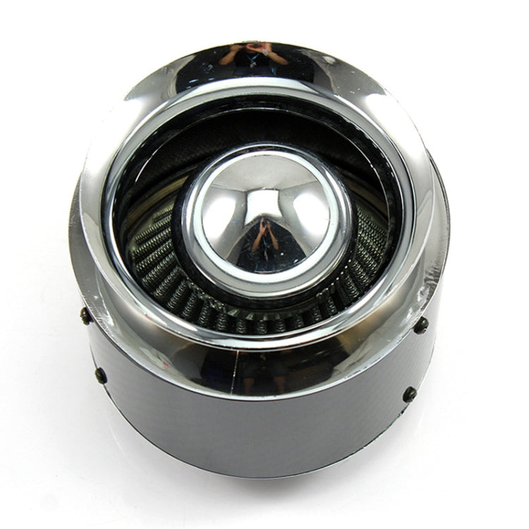 013 Car Universal Modified High Flow Carbon Fiber Mushroom Head Style Air Filter, Specification: Small 60mm Inner Diameter