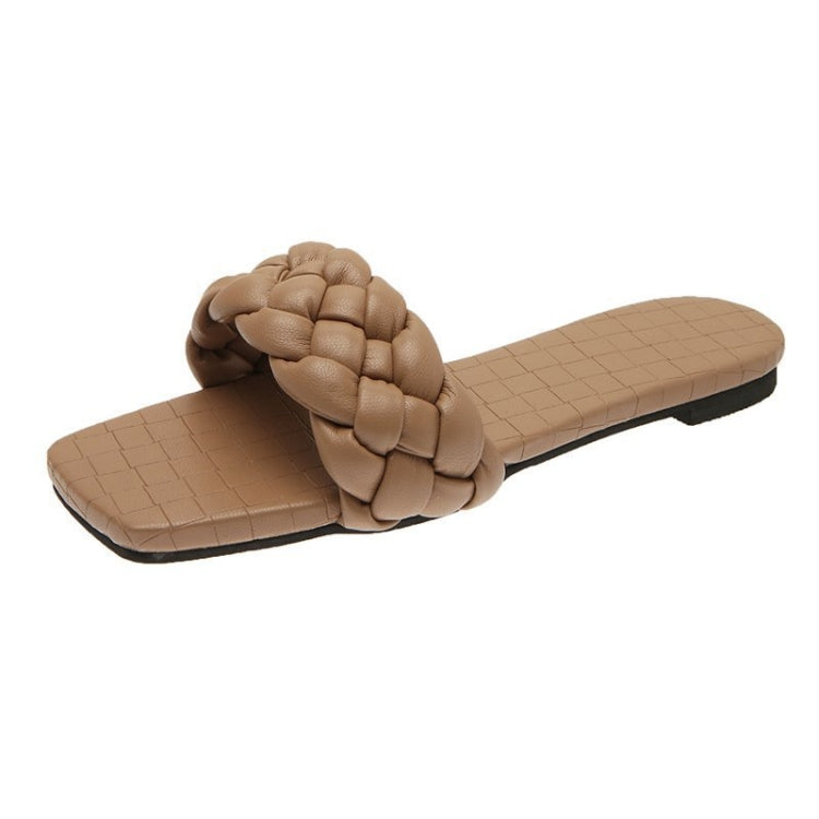 Snake Pattern Outer Slippers Ladies Summer Sandals, Size: 37