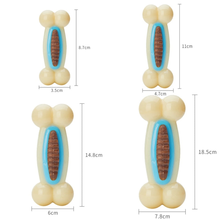 Dog Bite Resistant Molar Toy Nylon Bite Replacement Food Device, Specification: Increase Nylon Bone