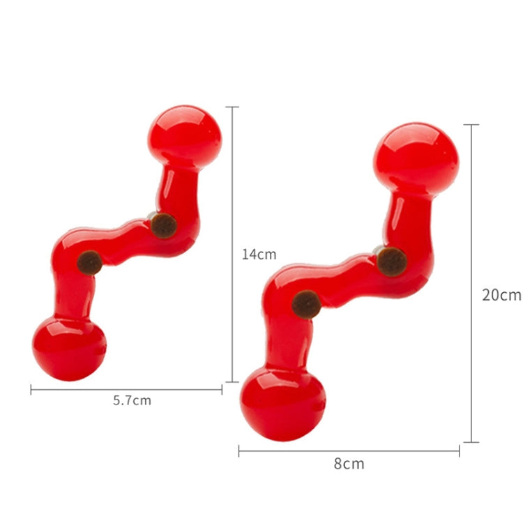 Dog Bite Resistant Molar Toy Nylon Bite Replacement Food Device, Specification: Small N-shaped